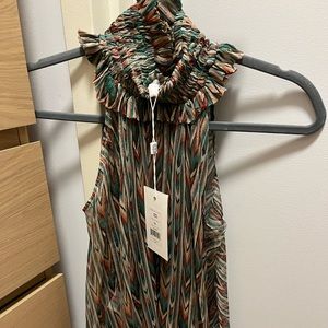 Caroline Constas - smocked neck tank